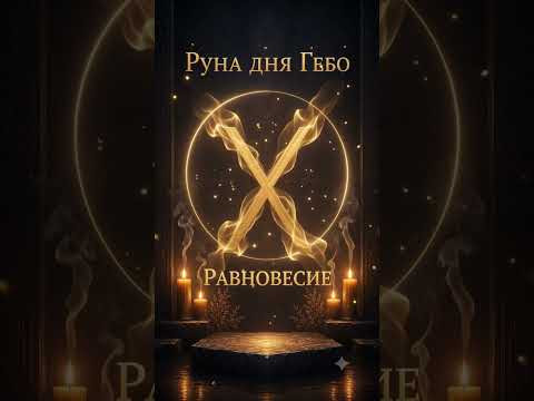 Руна дня Гебо: дары, любовь и взаимность