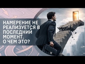 Намерение не реализуется в последний момент, хотя раньше все получалось. О чем это?