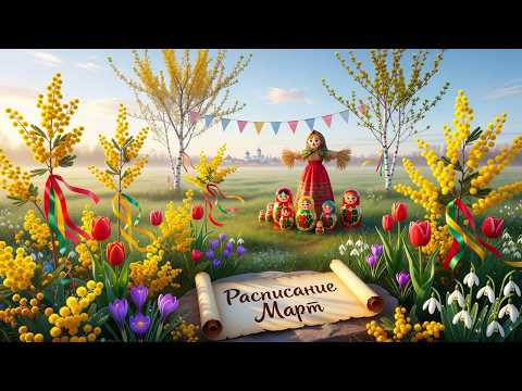 Расписание Март