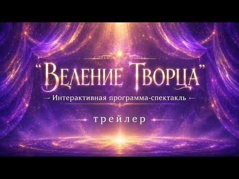 Интерактивная программа-спектакль "Веление Творца". Трейлер