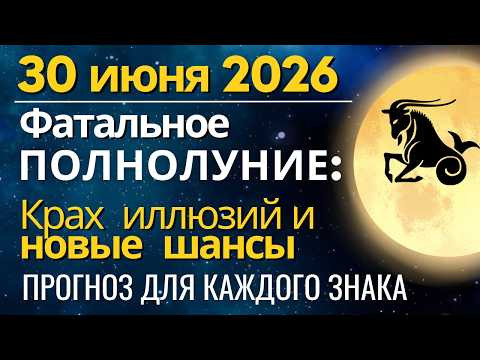Фатальное Полнолуние 30 июня: крах иллюзий и порог к Успеху. Прогноз для всех Знаков Фатальное Полнолуние 30 июня: крах иллюзий и порог к Успеху. Прогноз для всех Знаков