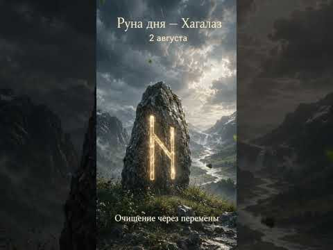Руна дня &mdash; Хагалаз ⚡ 2 августа: очищение через перемены #рунадня #alenavinogradova
