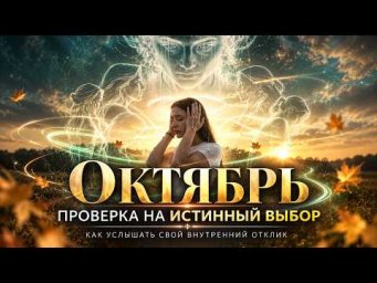 ПРОГНОЗ НА ОКТЯБРЬ: Проверка на истинный выбор. Как услышать свой внутренний отклик. Ченнелинг
