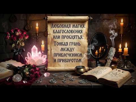 Любовная магия. Благословения или проклятья. Тонкая грань между привлечением и приворотом.