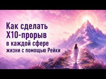 КАК СДЕЛАТЬ Х10-ПРОРЫВ В КАЖДОЙ СФЕРЕ ЖИЗНИ С ПОМОЩЬЮ РЕЙКИ