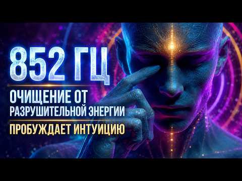 852 Гц Очищение от Разрушительной Энергии и Пробуждение Интуиции | Короткая Медитация
