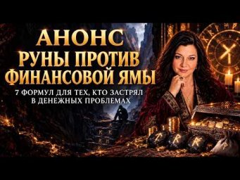 АНОНС: Руны против финансовой ямы: 7 формул для тех, кто застрял в денежных проблемах