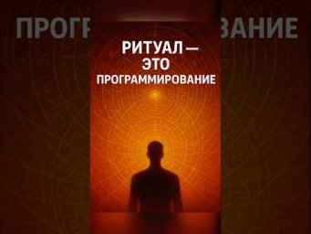 Ритуал &mdash; это программирование