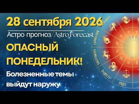 Астропрогноз на 28 сентября: ОПАСНЫЙ ПОНЕДЕЛЬНИК! Болезненные темы выйдут наружу