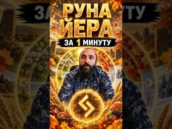 Руна Йера за 1 минуту. Значение и обзор руны Йера #shorts  #руны #йера #рунайера #РунаЙера #рунолог