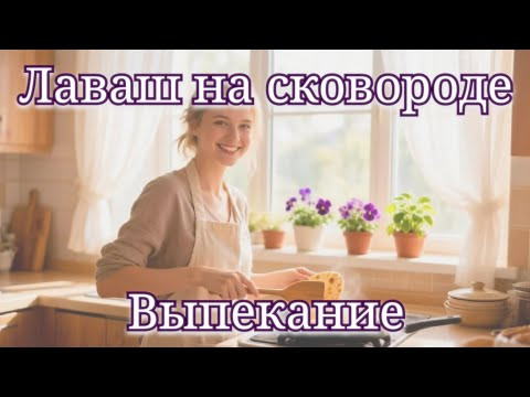 Лаваш на сковороде в домашних условиях. Быстро и просто.